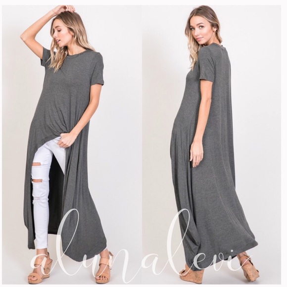 Tunic Top Hi-Lo - Picture 2 of 2